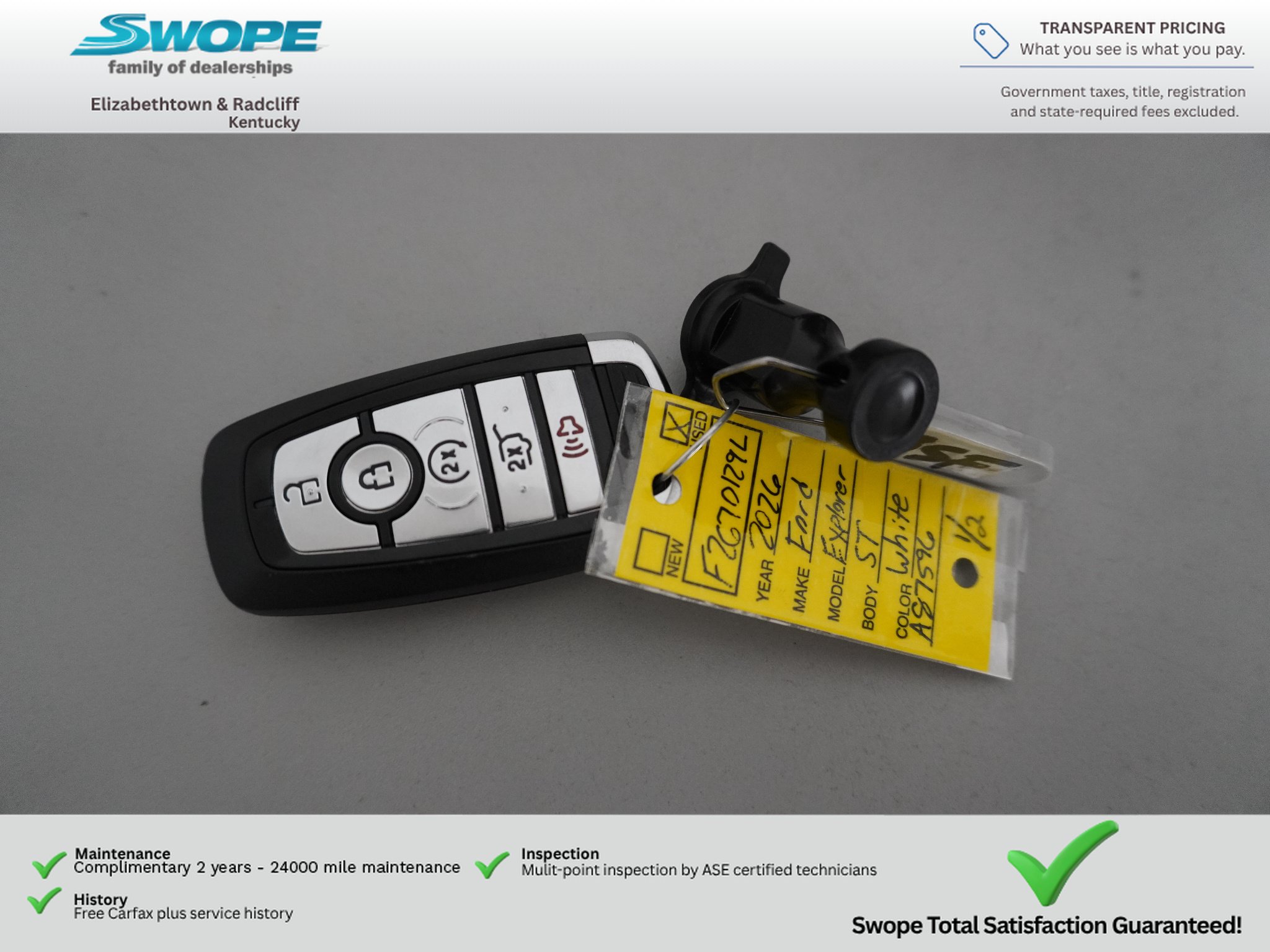 Used 2026 Ford Explorer ST w/ Sun And Sound Package AWD/4WD image 31