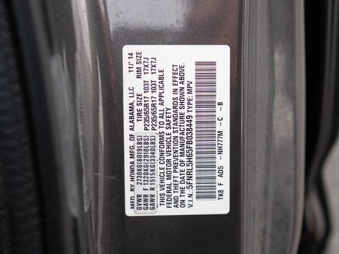 Used 2015 Honda Odyssey EX-L image 47