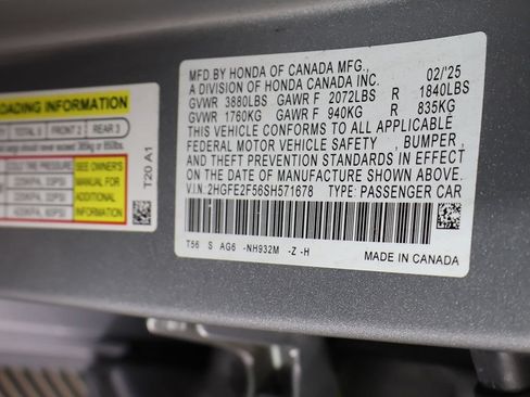 Used 2025 Honda Civic Sport image 43