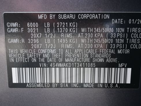 Used 2026 Subaru Ascent Touring AWD/4WD image 37
