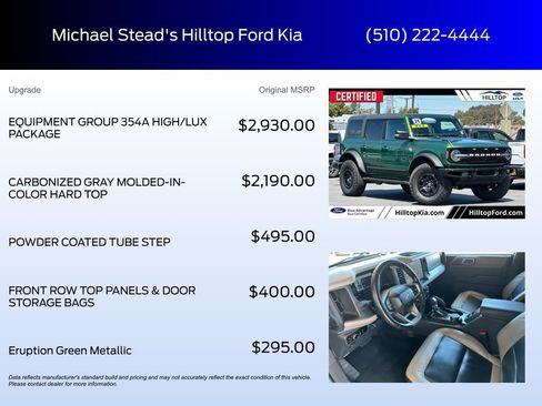 Certified 2024 Ford Bronco Wildtrak AWD/4WD image 5