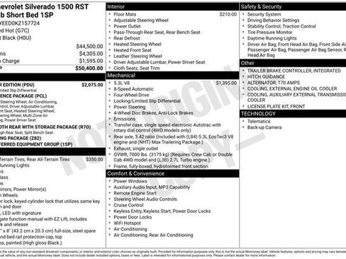 Used 2019 Chevrolet Silverado 1500 RST w/ All-Star Edition image 48