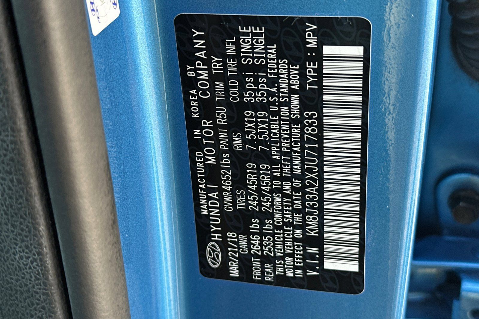 Used 2018 Hyundai Tucson Limited w/ Cargo Package FWD image 31