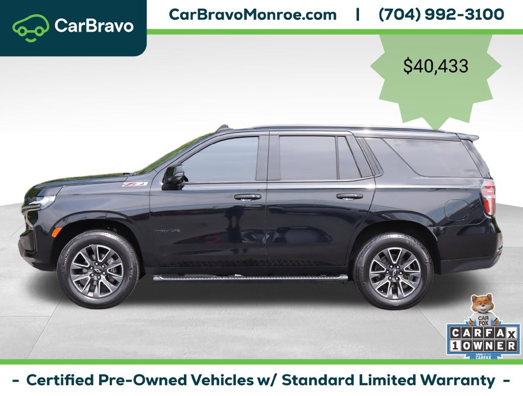 Certified 2021 Chevrolet Tahoe Z71 w/ Z71 Signature Package AWD/4WD image 2