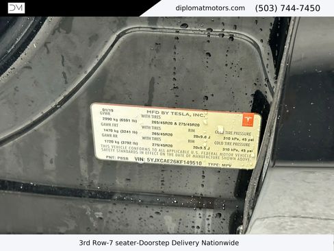 Used 2019 Tesla Model X 75D image 45