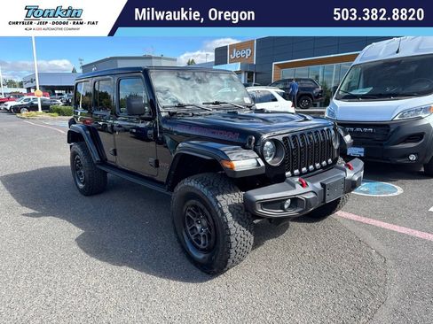 Used 2023 Jeep Wrangler Unlimited Rubicon w/ Xtreme 35 Tire Package AWD/4WD image 1