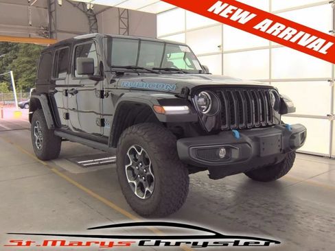 Used 2023 Jeep Wrangler Unlimited Rubicon 4xe w/ Cold Weather Group AWD/4WD image 1