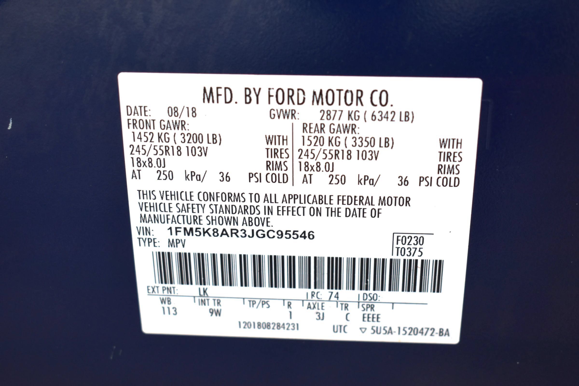Used 2018 Ford Explorer 4WD Police Interceptor w/ Ultimate Wiring Package image 32
