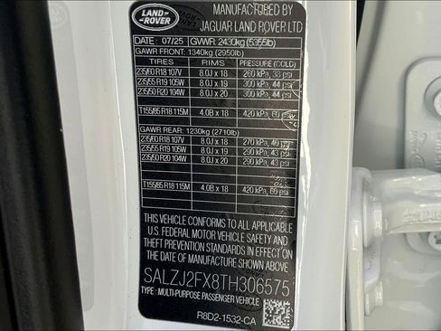 New 2026 Land Rover Range Rover Evoque S image 18