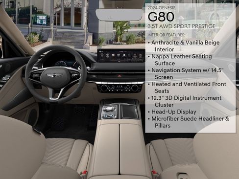 Used 2024 Genesis G80 3.5T Sport AWD/4WD image 21