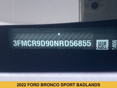 Used 2022 Ford Bronco Sport Badlands AWD/4WD image 15