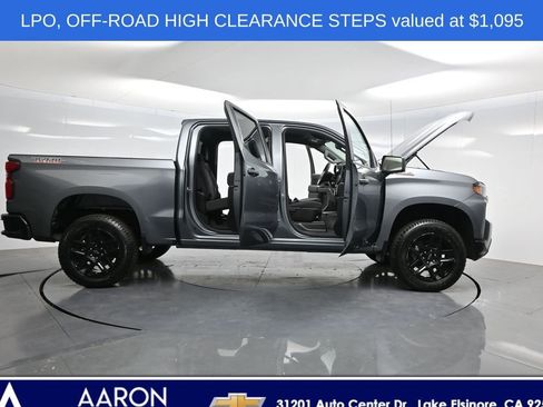 Used 2022 Chevrolet Silverado 1500 Custom Trail Boss w/ Safety Confidence Package AWD/4WD image 3