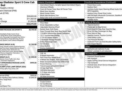 New 2026 Jeep Gladiator Sport