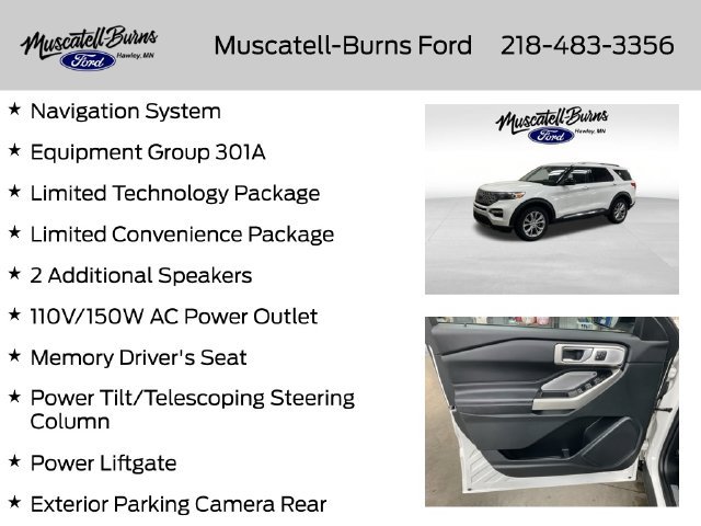 Used 2024 Ford Explorer Limited w/ Limited Technology Package AWD/4WD image 7