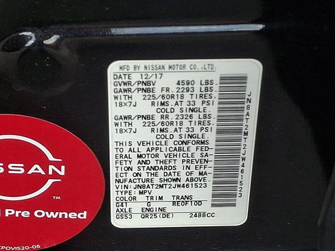 Used 2018 Nissan Rogue SL FWD image 27
