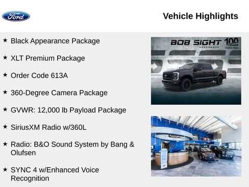 New 2025 Ford F350 XLT w/ Black Appearance Package image 2