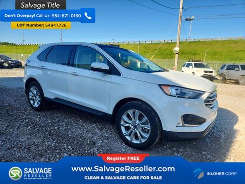 Used 2020 Ford Edge Titanium w/ Class II Trailer Tow Package AWD/4WD image 5