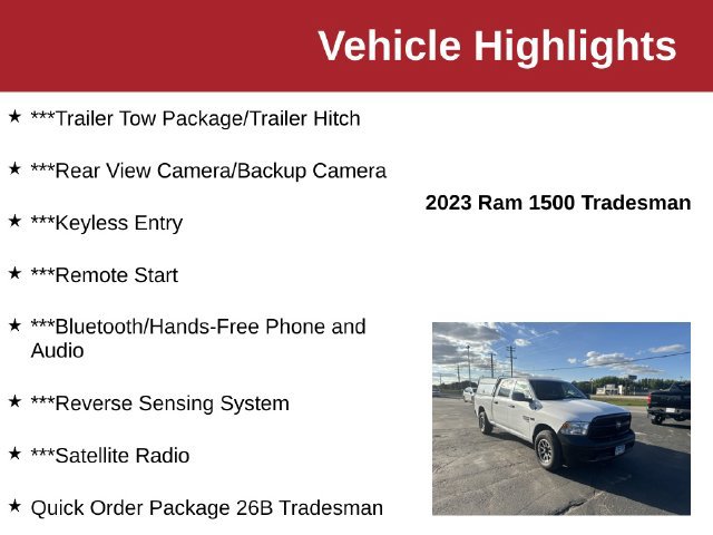 Used 2023 RAM 1500 Tradesman w/ Popular Equipment Group AWD/4WD image 10