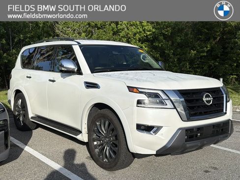 Used 2024 Nissan Armada Platinum w/ Captain's Chairs Package image 1
