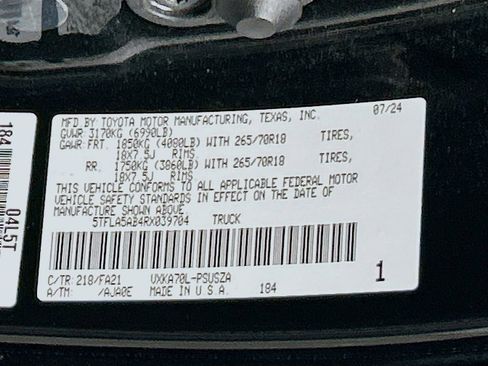 Used 2024 Toyota Tundra SR5 w/ SX Package RWD image 28