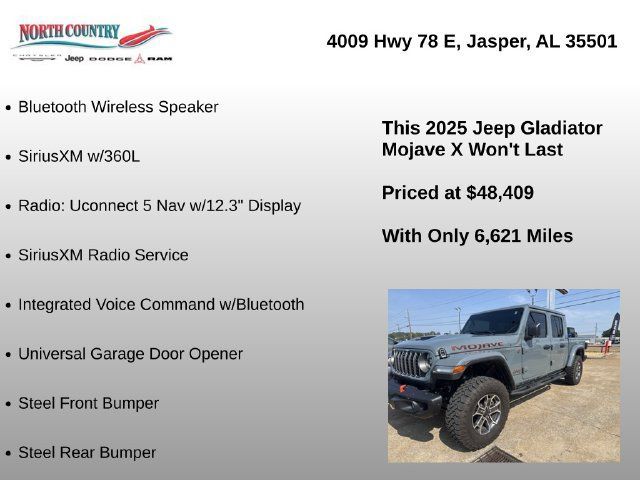 Used 2025 Jeep Gladiator Mojave AWD/4WD image 32