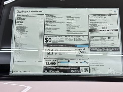 New 2026 BMW 330i 330i w/ M Sport Package image 18