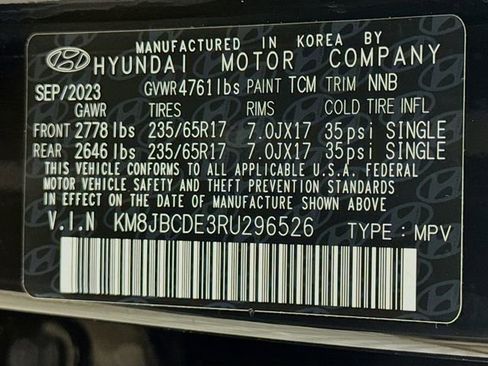 Certified 2024 Hyundai Tucson SEL AWD/4WD image 16