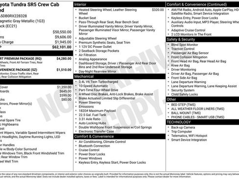 Used 2024 Toyota Tundra SR5 w/ TRD Sport Premium Package image 26