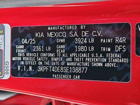 Certified 2025 Kia K4 FWD image 27