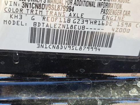 New 2025 Nissan Versa S w/ Trunk Package image 33