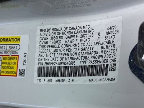 Used 2023 Honda Civic Sport image 40