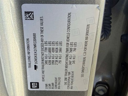 Used 2021 Chevrolet Suburban RST w/ Luxury Package image 35