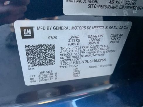 Used 2020 Chevrolet Silverado 1500 Custom w/ Custom Value Package AWD/4WD image 30