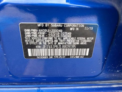 Used 2020 Subaru WRX Limited w/ Popular Package #3 (IZT) image 58