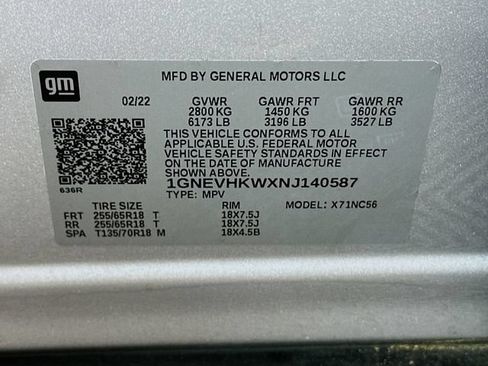 Used 2022 Chevrolet Traverse LT AWD/4WD image 37