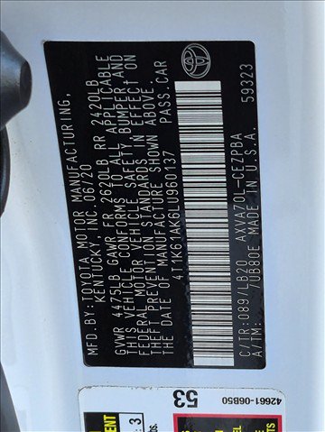 Used 2020 Toyota Camry XSE FWD image 25