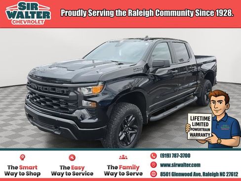 Used 2025 Chevrolet Silverado 1500 Custom Trail Boss w/ Dark Appearance Package image 1