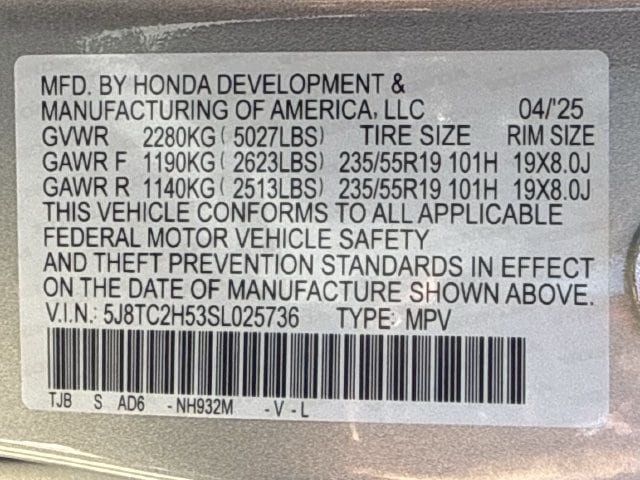 Used 2025 Acura RDX w/ Technology Package AWD/4WD image 33
