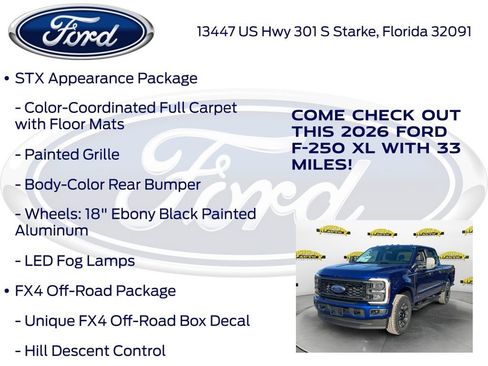 New 2026 Ford F250 XL w/ STX Appearance Package image 15