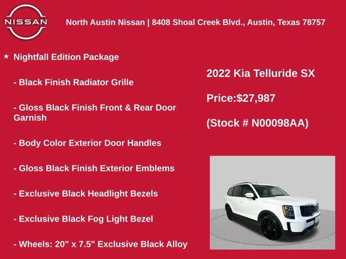 Used 2022 Kia Telluride SX w/ SX Prestige Package AWD/4WD image 11