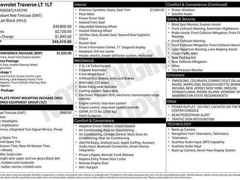 New 2026 Chevrolet Traverse LT w/ Driver Confidence Package image 5