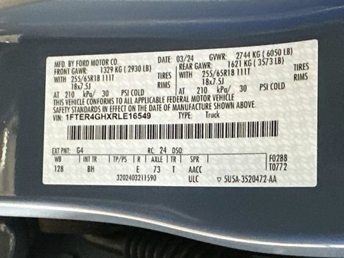 Used 2024 Ford Ranger XLT RWD image 28
