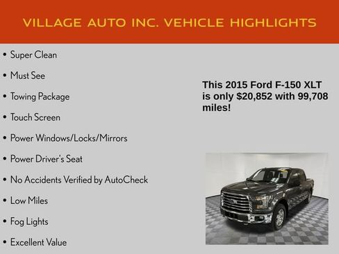 Used 2015 Ford F150 XLT w/ Equipment Group 301A Mid image 7
