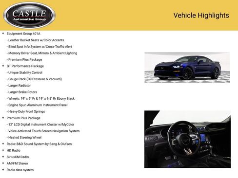 Used 2020 Ford Mustang GT Premium w/ GT Performance Package image 3