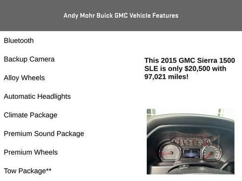 Used 2015 GMC Sierra 1500 SLE AWD/4WD image 4