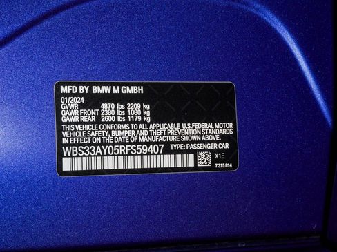 Used 2024 BMW M3 Competition w/ M Carbon Exterior Package image 36