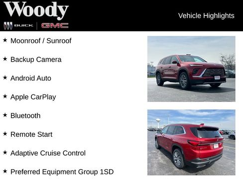 New 2026 Buick Enclave Preferred w/ Power Package AWD/4WD image 3