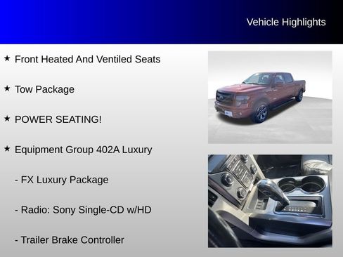 Used 2014 Ford F150 FX4 w/ Equipment Group 402A Luxury image 4