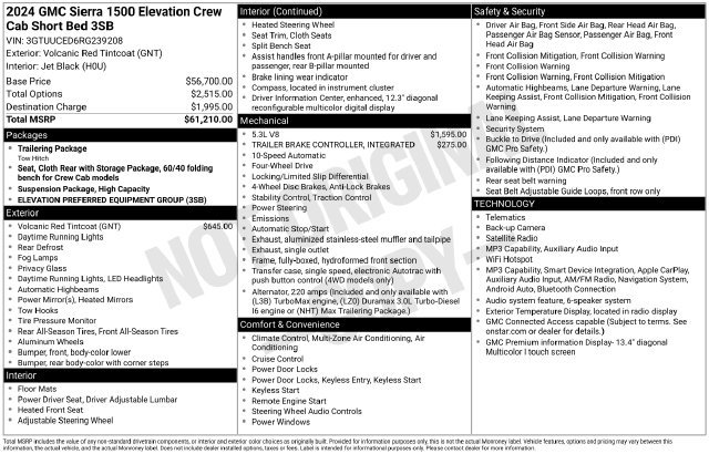 Used 2024 GMC Sierra 1500 Elevation AWD/4WD image 2