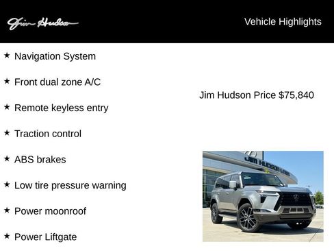 Used 2024 Lexus GX 550 w/ Accessory Package (2T) AWD/4WD image 5